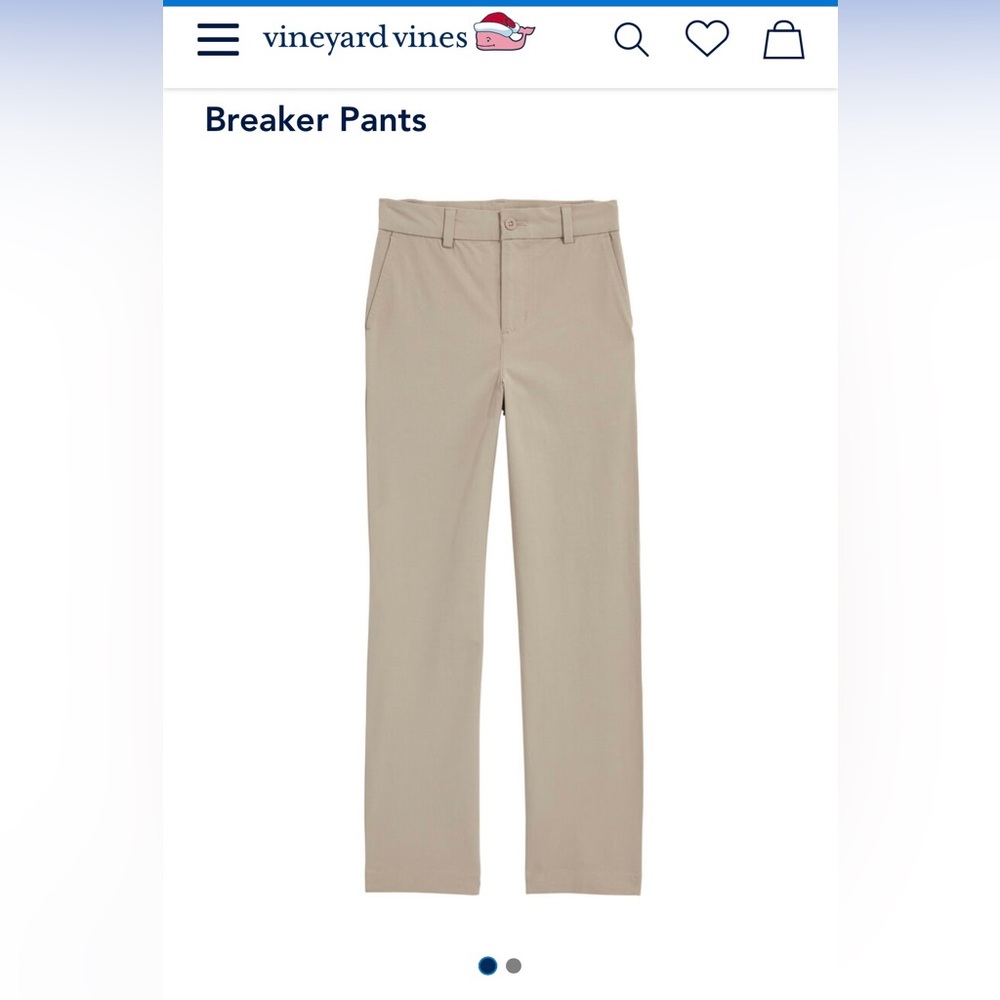 NEW Boys Vineyard Vines performance khaki pants size 7